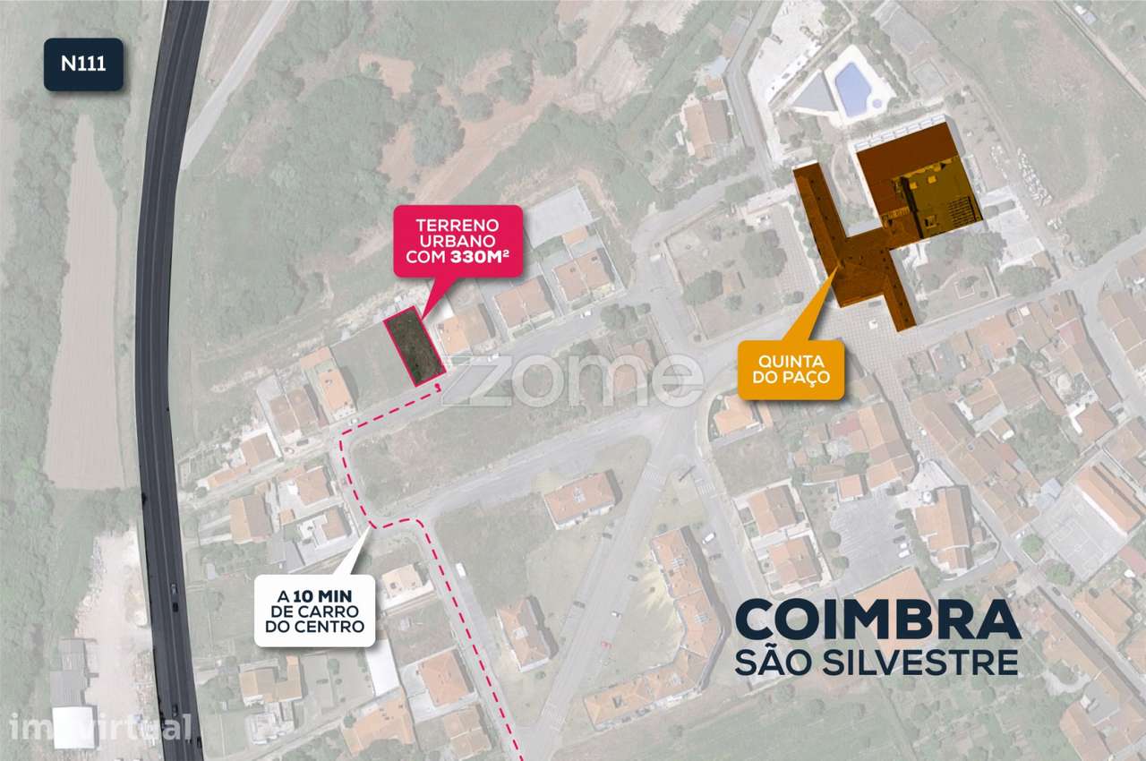 Terreno Urbano c/ 330 m2 | S. Silvestre - Grande imagem: 2/15