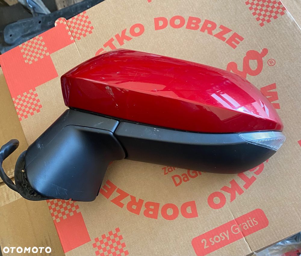 TOYOTA COROLLA E21 19- LUSTERKO ZEWNĘTRZNE LEWE KIERUNKOWSKAZ  WKŁAD SZKIEŁKO NAKŁADKA OBUDOWA LUSTERKA asystent e210 e 210 e 21 9 pin pinów 9-pin - 15