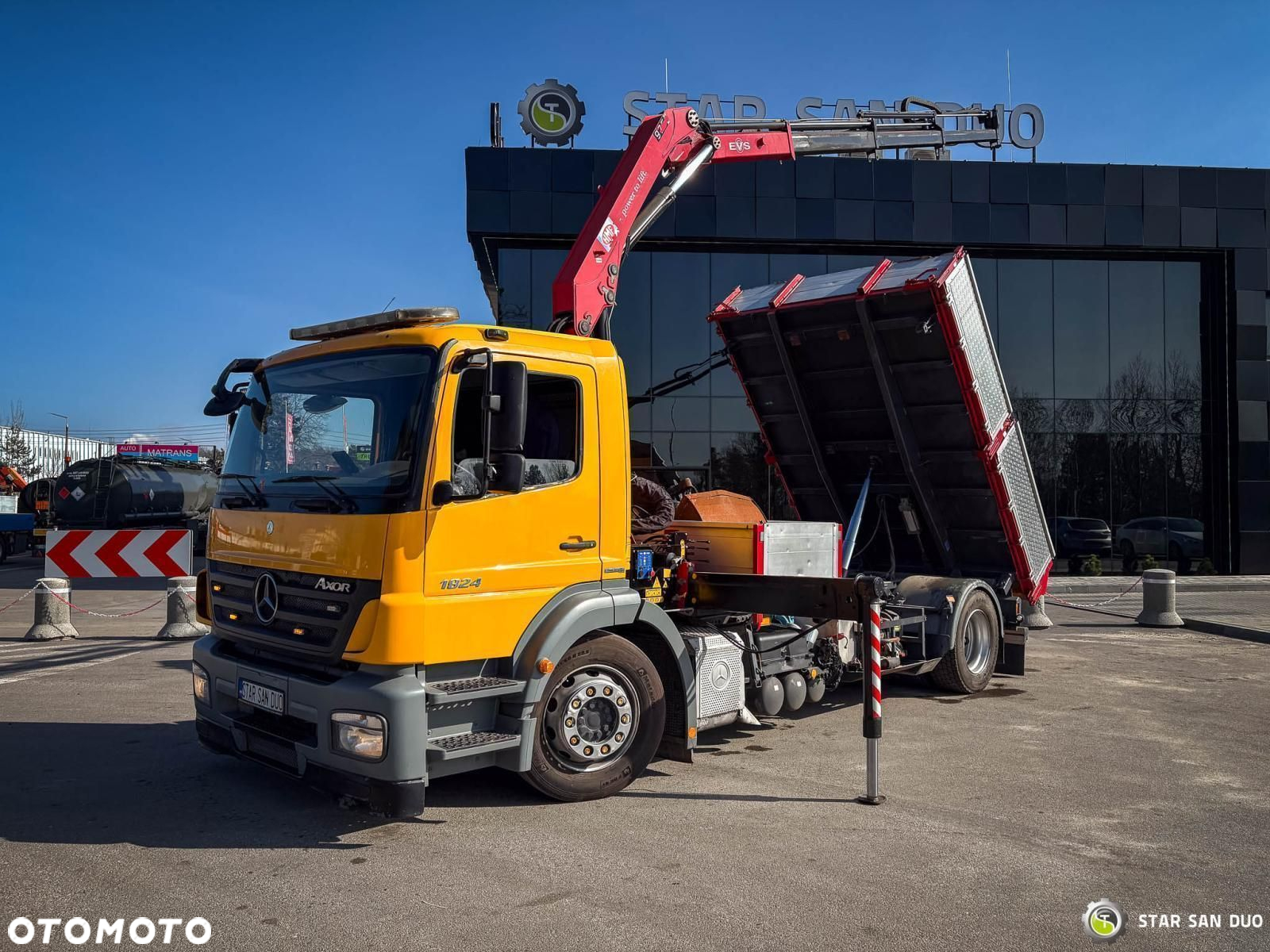 Mercedes-Benz AXOR 1824 4x2 HMF 975 HDS Żuraw Wywrotka Rotator - 5