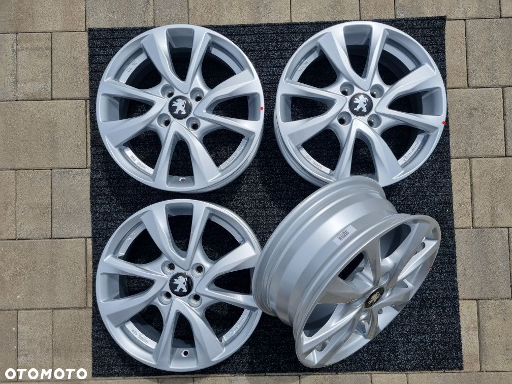 Peugeot 107 15" felgi alumniowe 4x100 alufelgi czarny połysk - 5