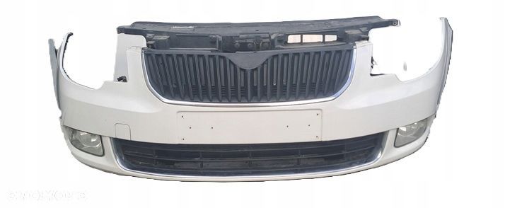 skoda superb ii 08-13r maska zderzak pas błotnik xenon lf9e europa - 3