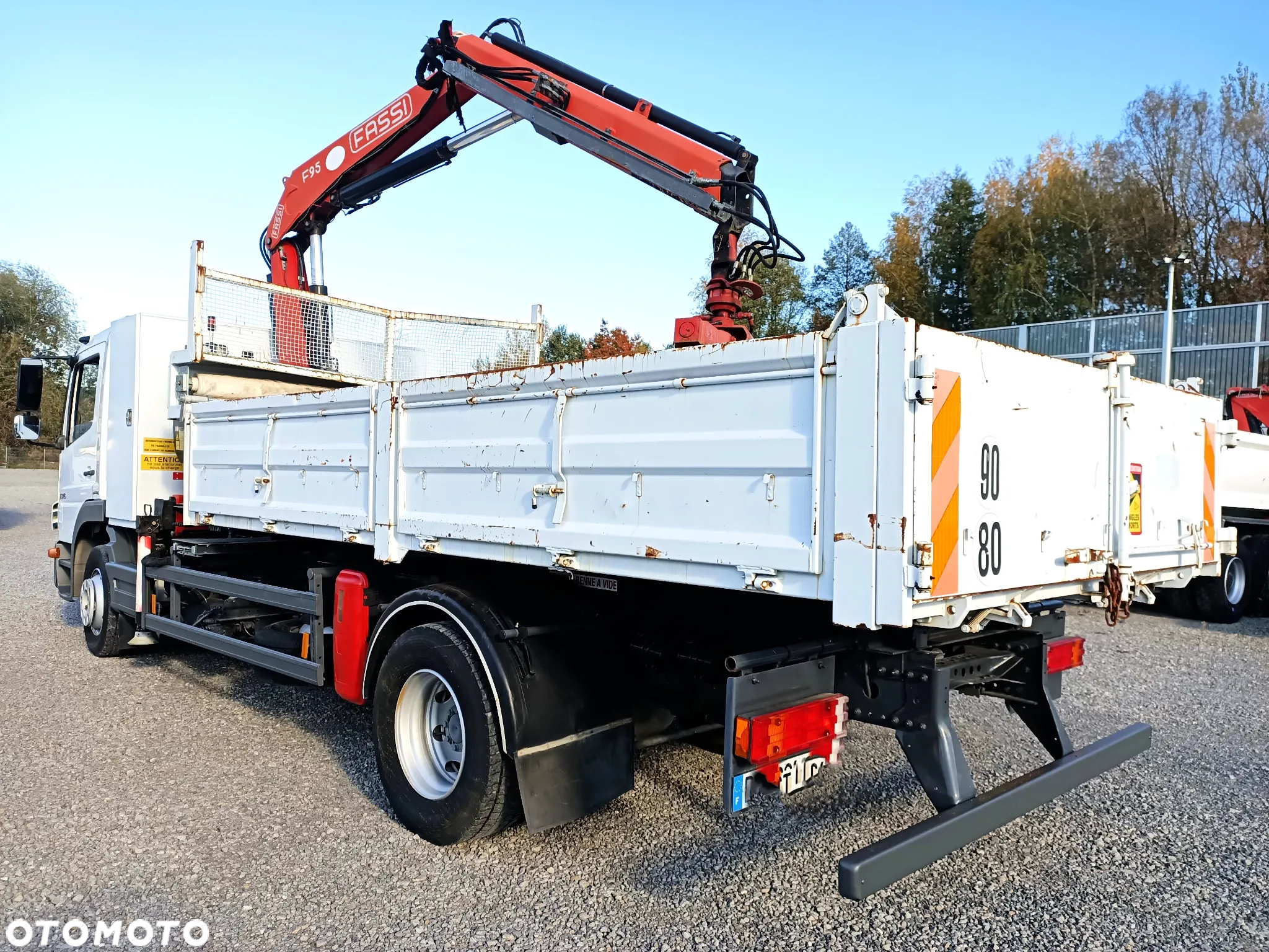 Mercedes-Benz Atego 1318N Wywrot Żuraw Dżwig HDS Fassi F95 - 3