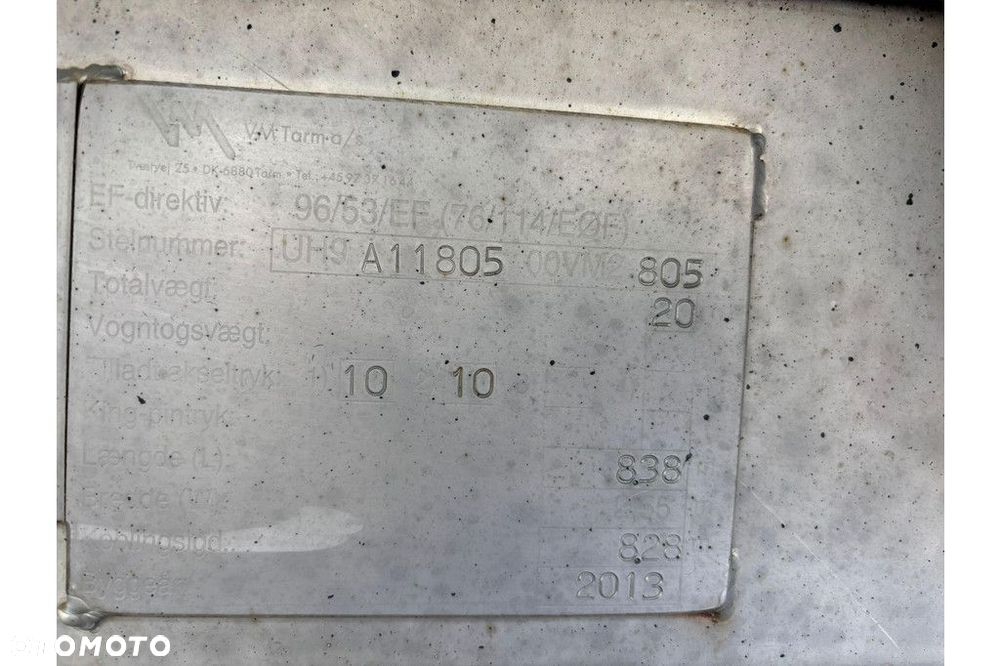 Inny VM Tarm MILK TANK 3 Compartment 15000L - 15