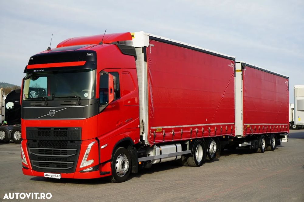 Volvo FH 460 / COMBINAT TANDEM / 120 M3 / TRANSIT / I-SAVE / I-PARK COOL / PUNTE RIDICATĂ ȘI DIRECȚIE / 2021 / - 3