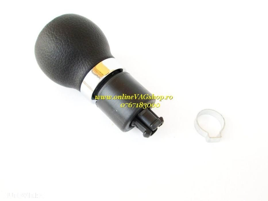 Nuca schimbator piele VW Passat B6,CC,3C,B7 5 sau 6 viteze - 5