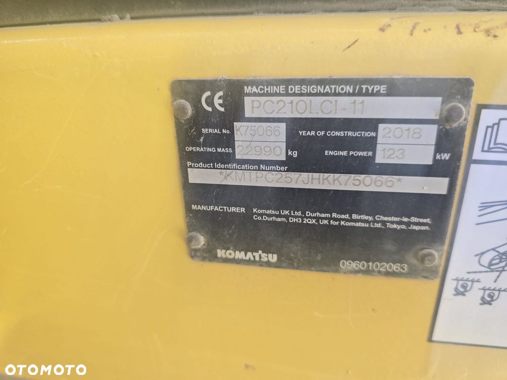 Komatsu PC 210 LC-11 Intelligent GPS - 12