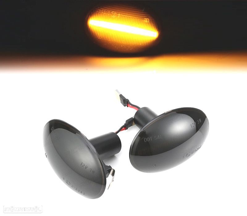PISCAS LATERAIS DINAMICOS LED MINI COOPER R55 R56 R57 R58 R59 - 1