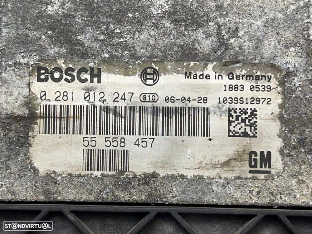 Centralina do motor ECU Usado SAAB 9-3 (YS3F) REF. 0281012247 - 4