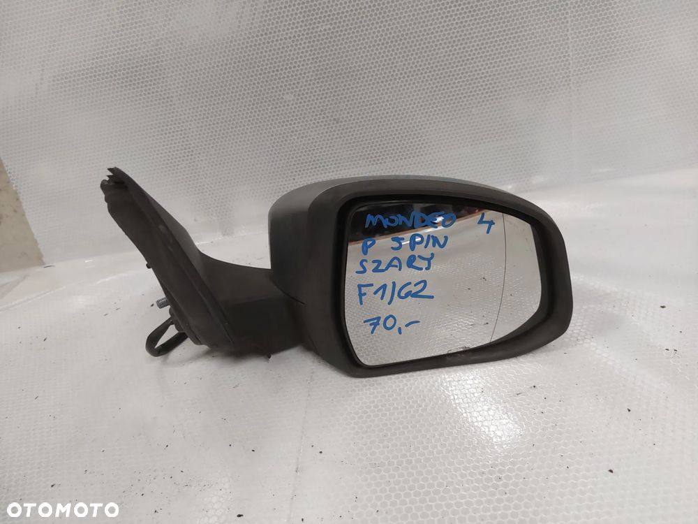 - LUSTERKO ELEKTRYCZNE PRAWE FORD MONDEO 4 IV MK.4 SZARY 5PIN - 4