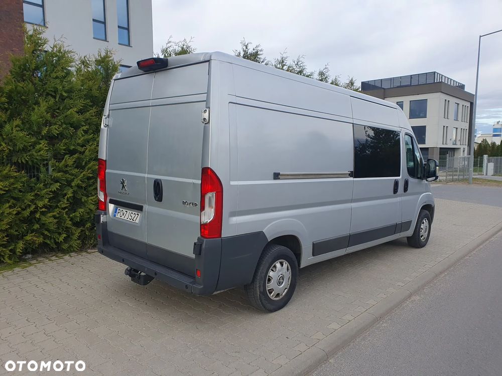 Peugeot BOXER 2.2 150 KM L3 H2 BRYGADÓWKA 7 OSÓB LEDY KLIMA TEMPOMAT HAK - 6