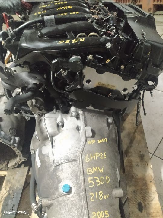 Motor Bmw 530D 218cv M57 bloco ferro E60 306D2 caixa velocidades 6HP-26 - 4