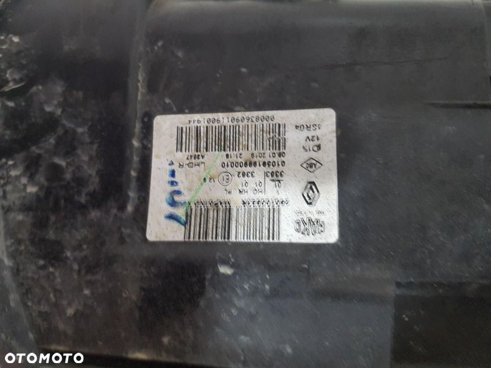 RENAULT CLIO IV 4 LIFT LAMPA PRZÓD PRZEDNIA PRAWA 260100653R EURO ORYGINAŁ - 7