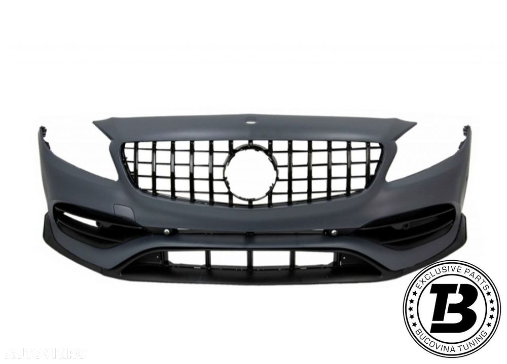 Pachet Exterior compatibil cu Mercedes A Class W176 A63 Design - 2