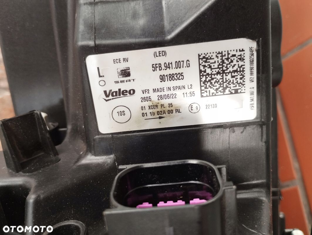 Lampa lewa Full LED Seat Leon IV 4 5F 5FB941007G - 6
