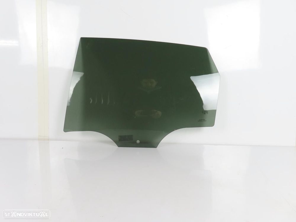 Vidro da porta Escurecido Esquerdo/Trás Usado / Original VW Polo VI (AW1, BZ1) 2... - 1