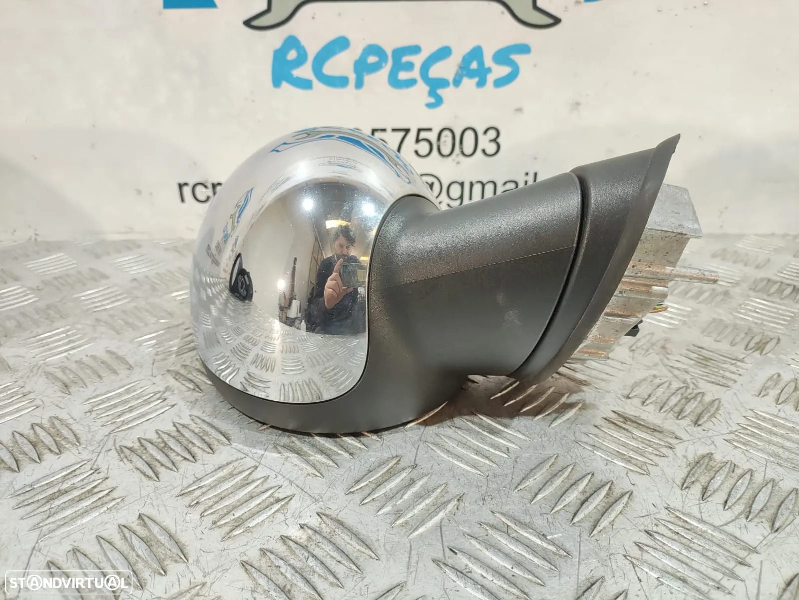RETROVISOR ESQUERDO CROMADO MINI COOPER R55 R56 R57 - 10
