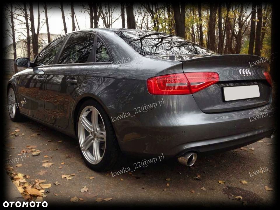 AUDI A4 B8 12-15 LIFT SEDAN SPOJLER LOTKA PODKŁAD! - 1