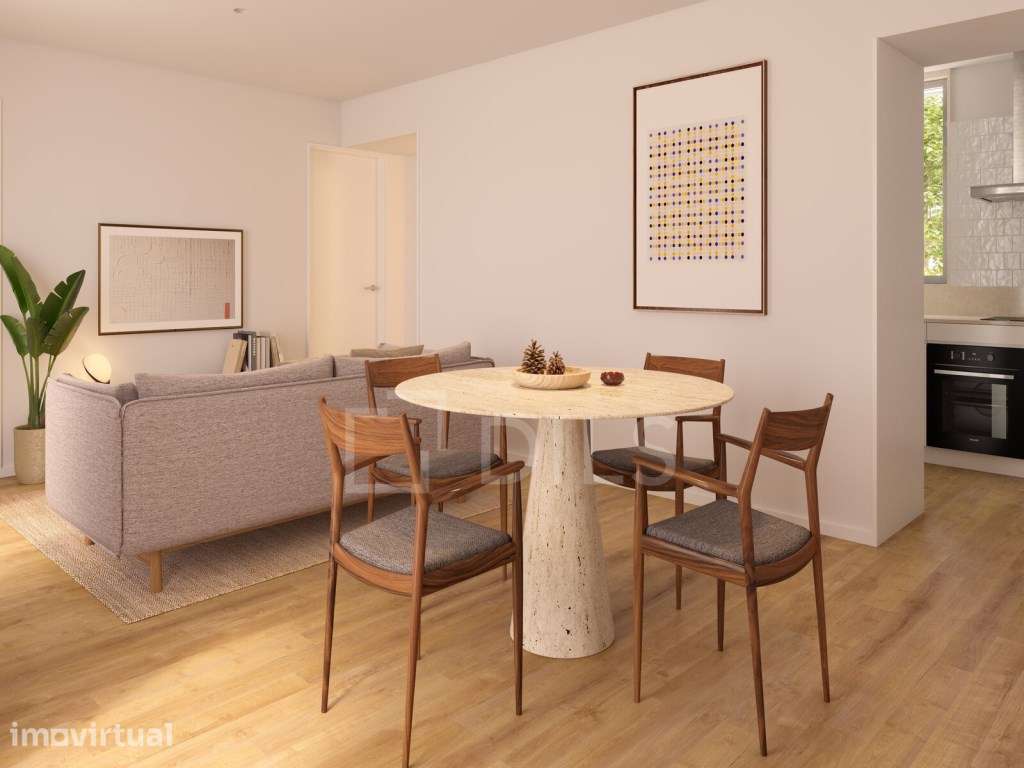 Apartamento T2 com lugar de garagem em novo empreendimento na Campanhã - Grande imagem: 3/40
