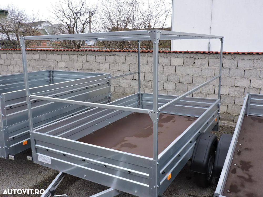 Trailer Europe ALFA, 2 axe ,1 axe , arc de foi, torsiune , sistem franare - 12