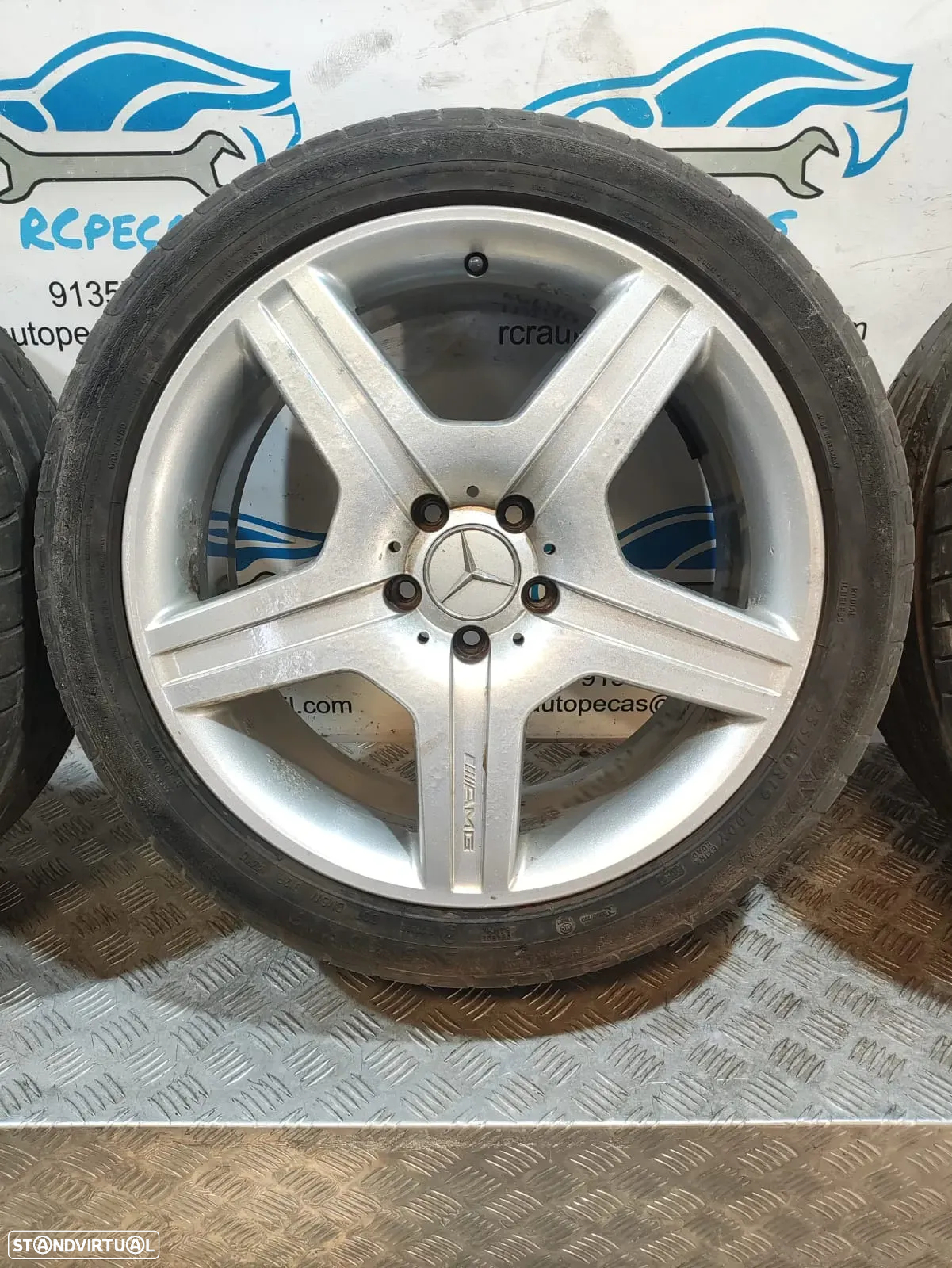 - Jantes 19 Originais Mercedes Benz Class S W221 AMG 8,5J 9,5J ET43 5x112 - 6