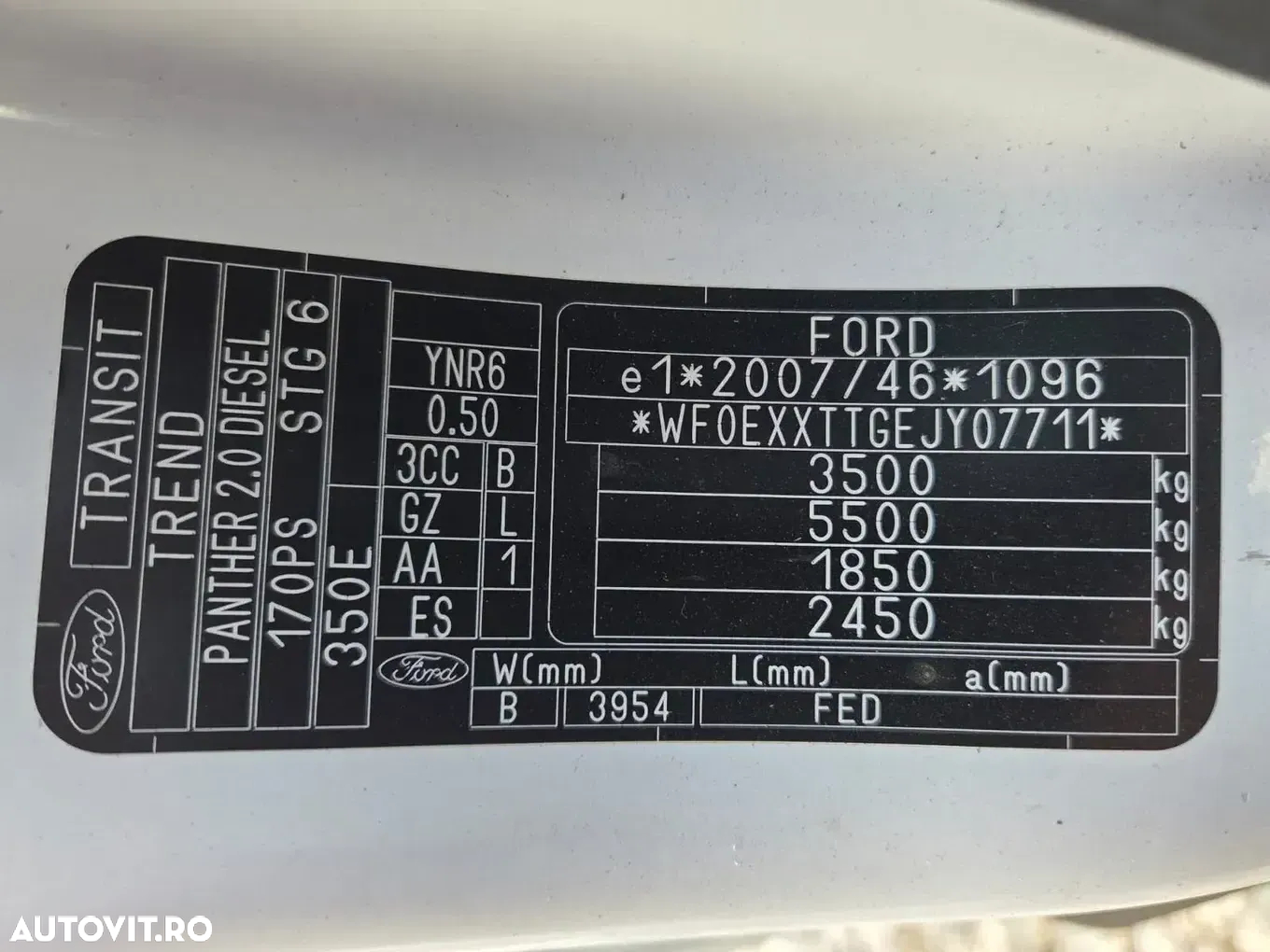 Ford New Transit Axa Dubla Doka 7locuri+Bena L=3.20m - 26