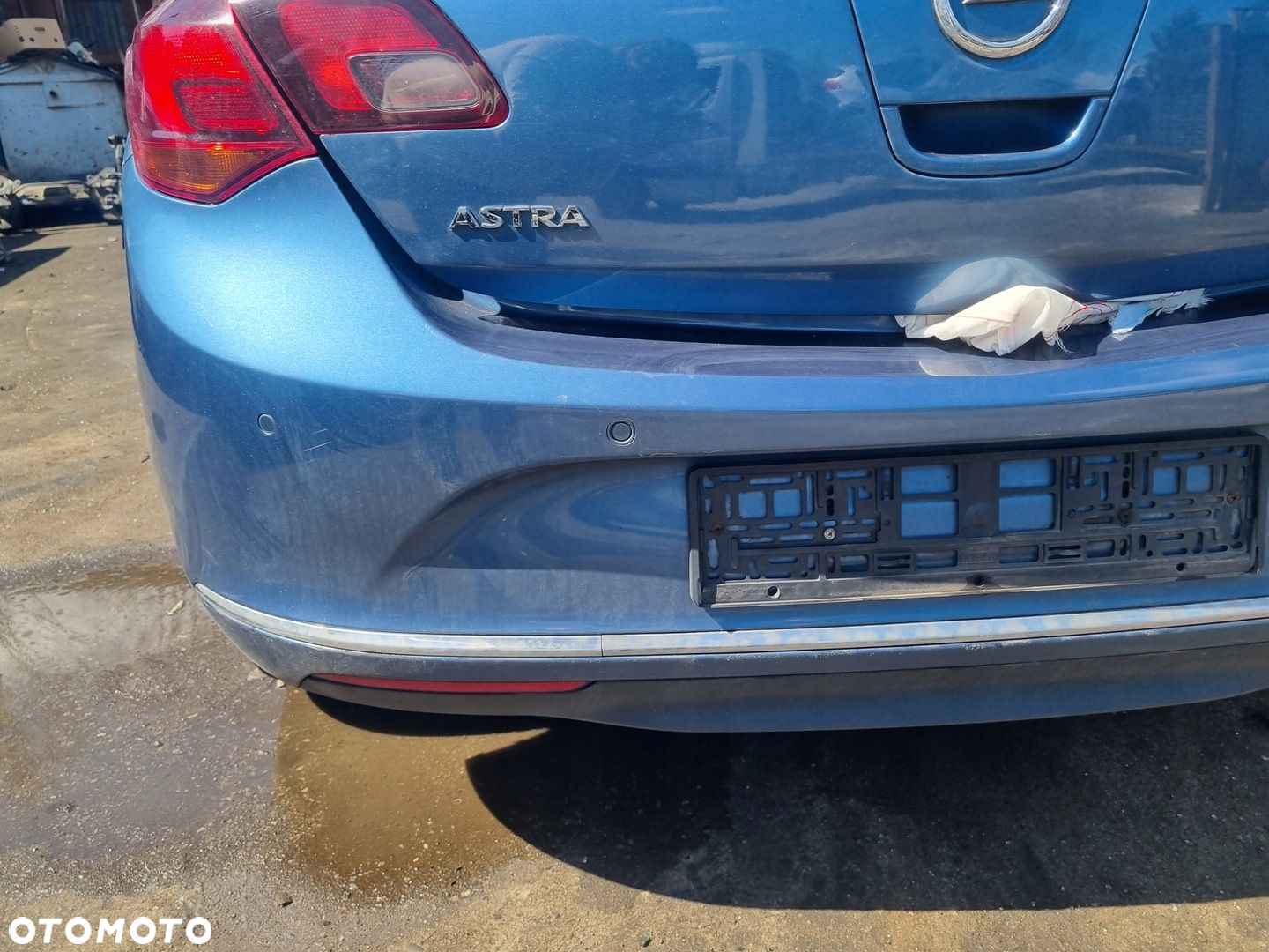 OPEL ASTRA IV J 09-15 2014 r. Z22S 5D HB KOMPLETNY ZDERZAK TYŁ TYLNY PDC - 6