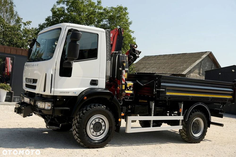 Iveco EUROCARGO 4x4 110E22 *WYWROT 3-STRONNY + HDS FASSI F80 * - 5