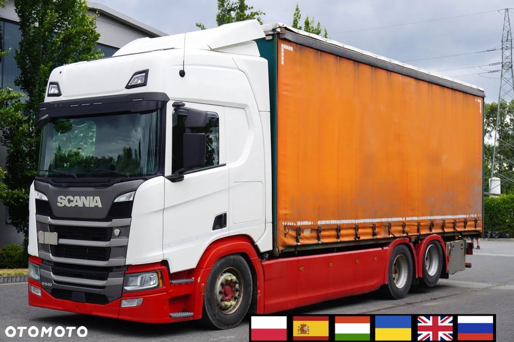 Scania R540 6x2 / Firanka 19 EPAL / Ładowność 16 t / DMC 68 t - 1