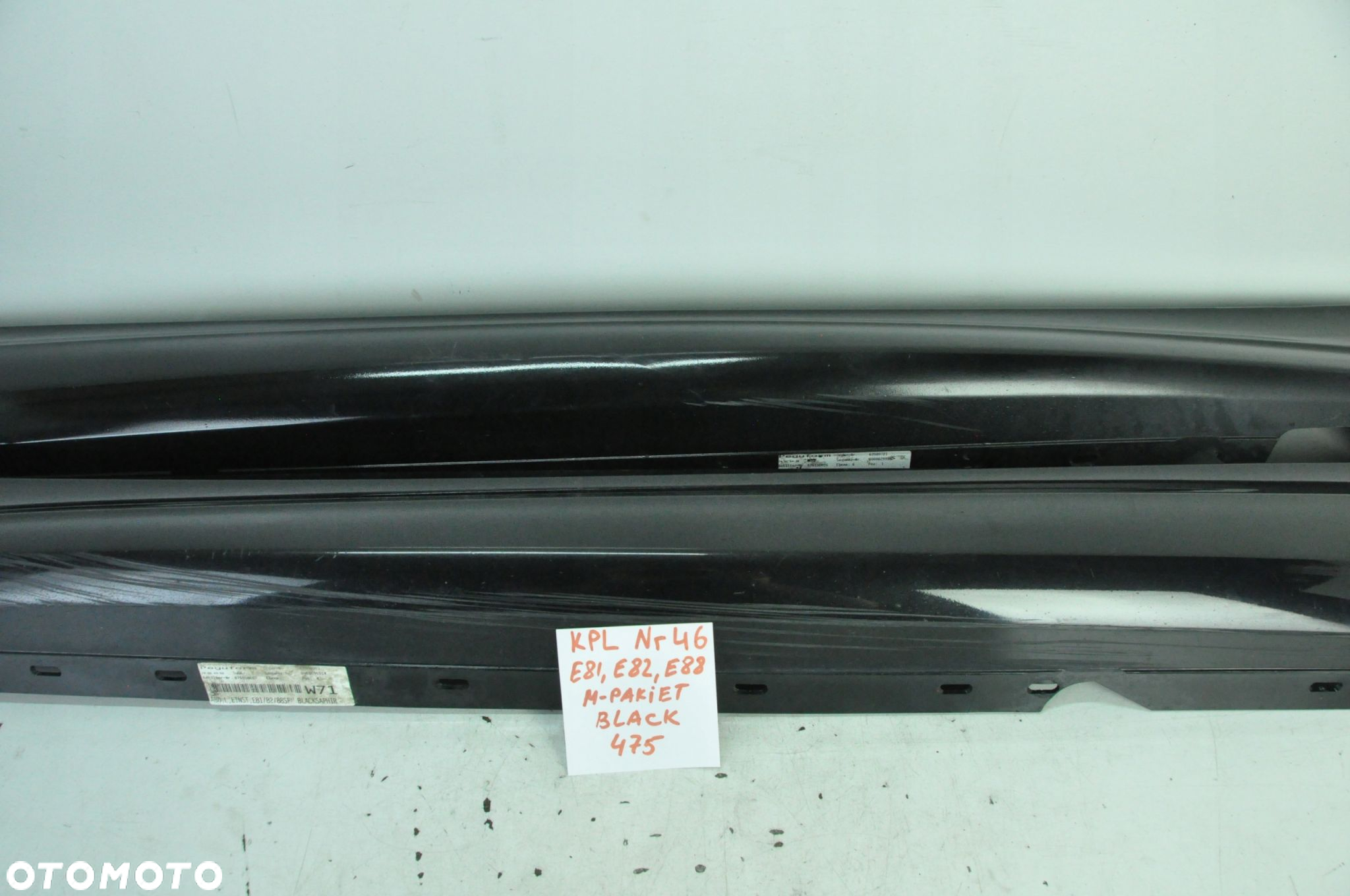 Bmw E81 E82 E88 Listwa Progowa Lewa Prawa M-Pakiet Black 475 Kpl 46 - 3