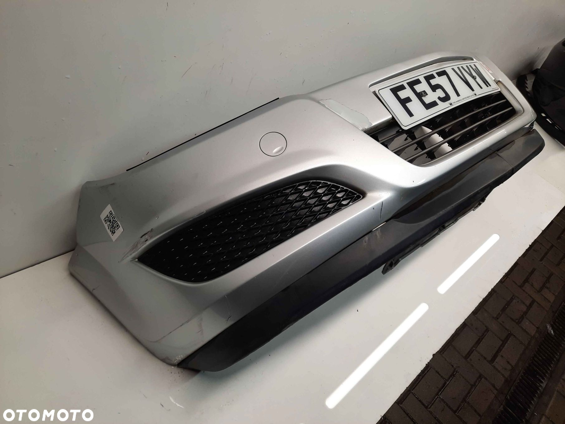 } ZDERZAK PRZÓD PRZEDNI OPEL ASTRA H 3 III LIFT FL Z157 SREBRNY - 5