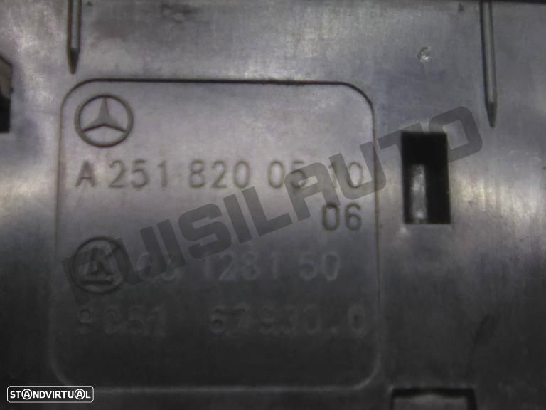 Botão Simples Elevador Vidro A25182_00510 Mercedes A W169 [2004 - 3