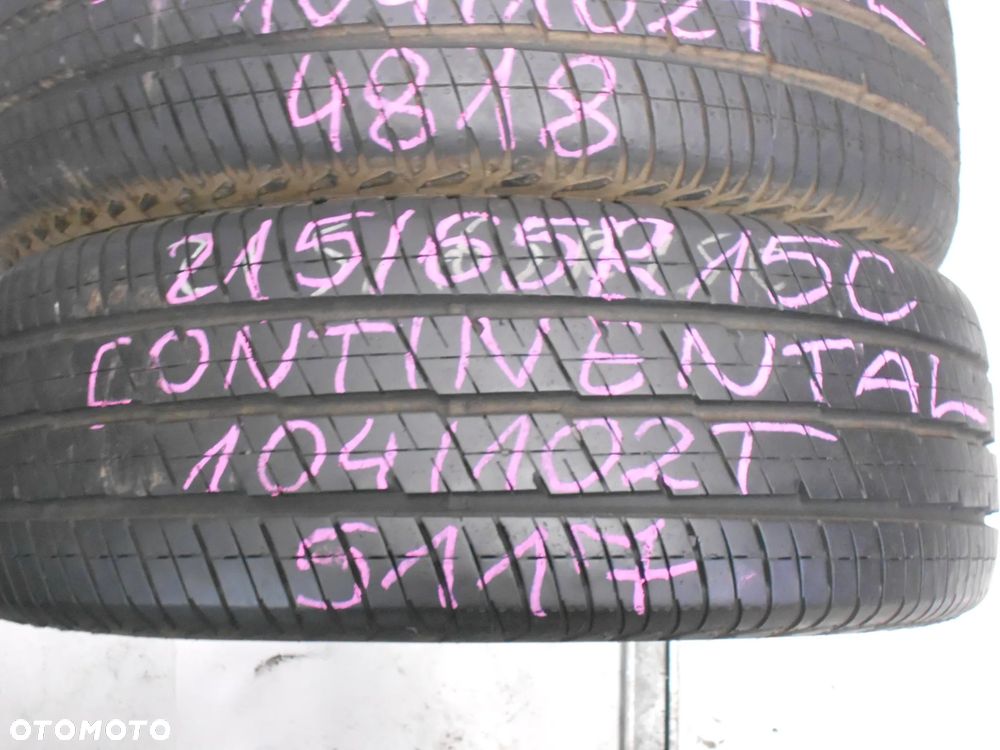 OPONY 215/65R15C CONTINENTAL VANCO 2 DOT 4818 / 5117 9MM - 3
