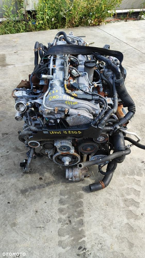 W-wa SILNIK KOMPLETNY 2AD LEXUS IS II 220D 2.2 D - CAT 177KM - 14