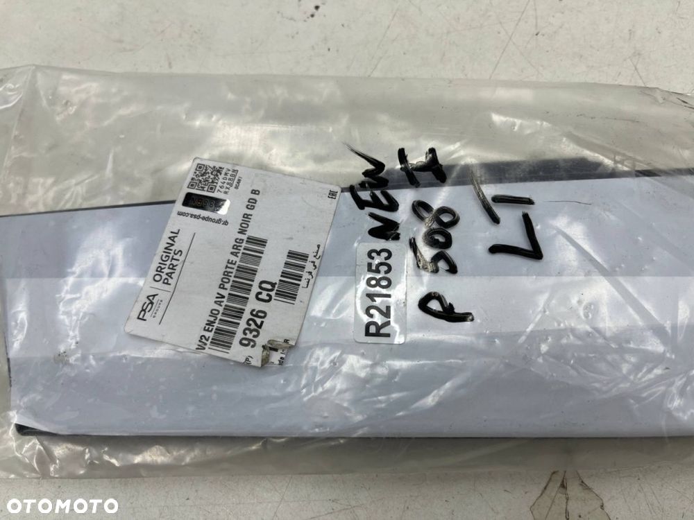 Listwa Peugeot 508 I 10-18r. NOWA lewa tylna nakładka osłona słupka drzwi tylnych lewy tył - 6