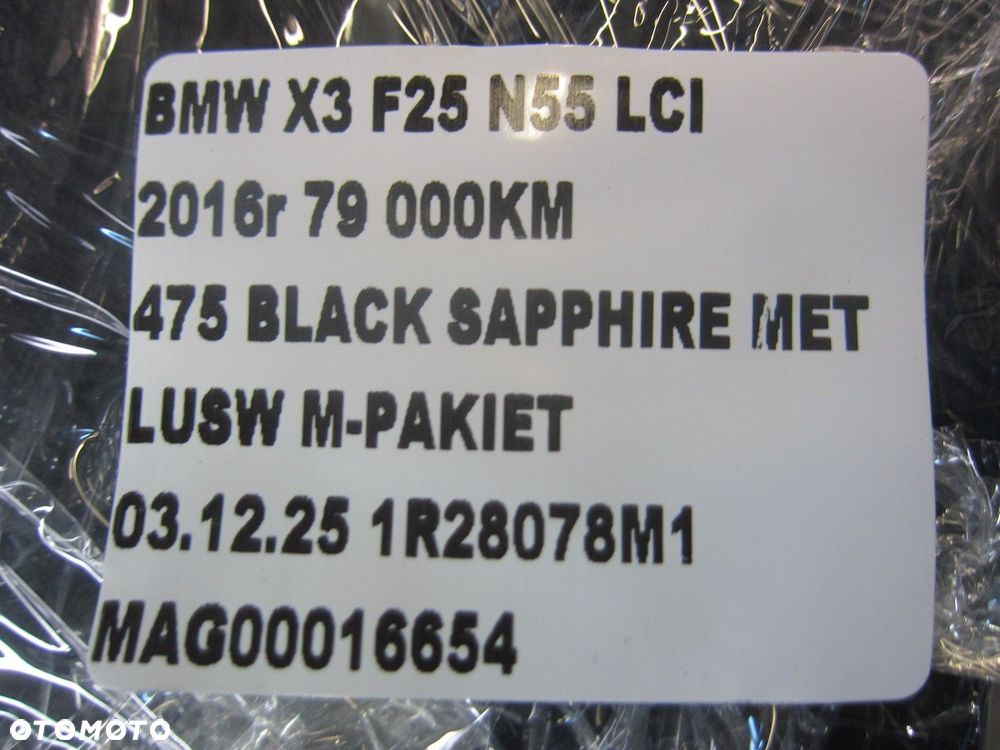 BMW X3 F25 M-PAKIET SHADOWLINE RELING DACHOWY RELINGI KOMPLET 51138047359 - 16