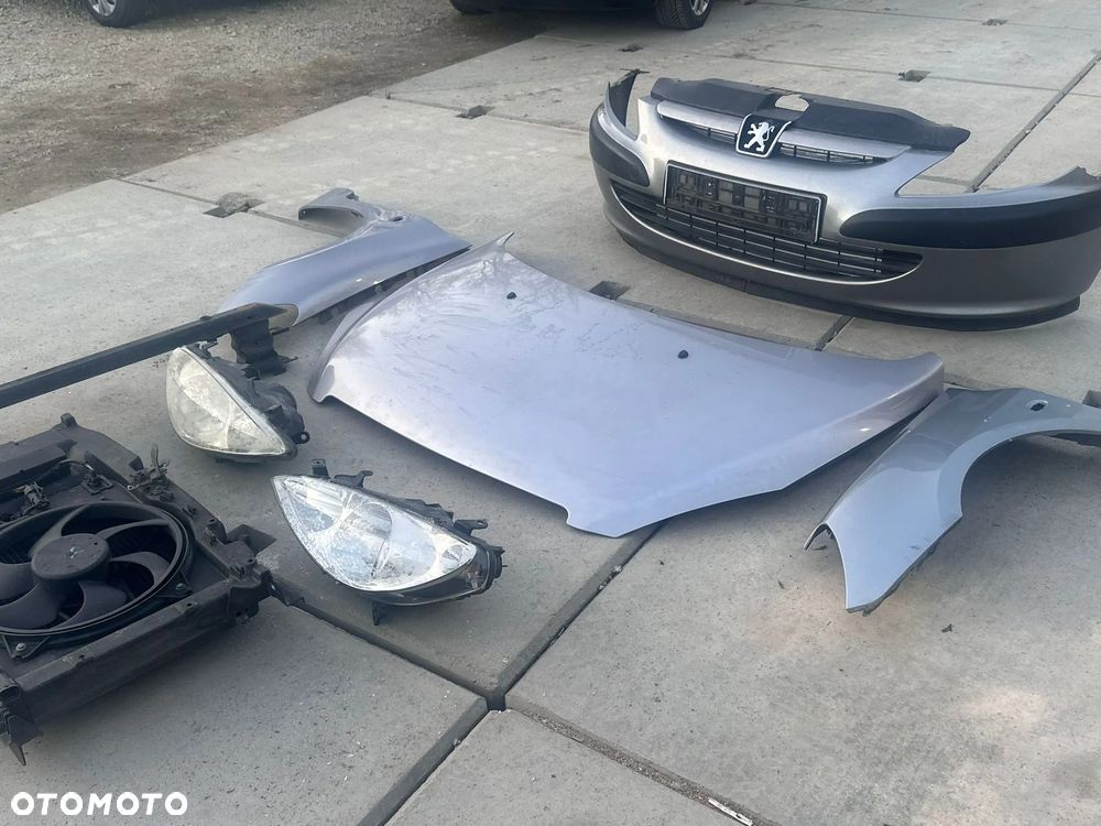 Przod kmpl PEUGEOT 307  lak EZA MASKA ZDERZAK LAMPY BLOTNIKI CHLODNICE - 3