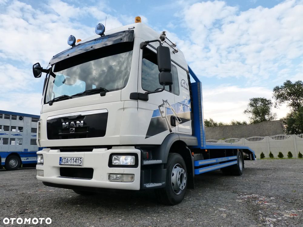 MAN TGM 15.290 POMOC DROGOWA AUTOLAWETA SPECJALNY EURO 5 DMC 15.500 KG ŁADOWNOŚĆ 9.000 KG XENON - 10