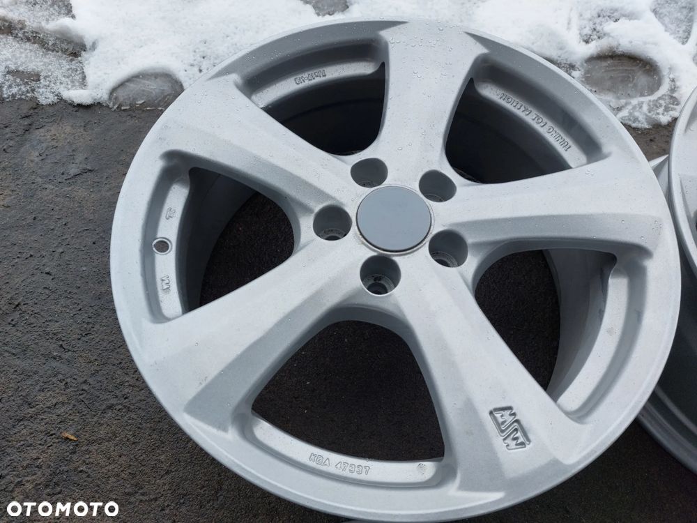 AUDI A4 A3 FELGI ALUMINIOWE R17 7J ET32 5X112 ODŚWIEŻONE JAK NOWE ! - 4