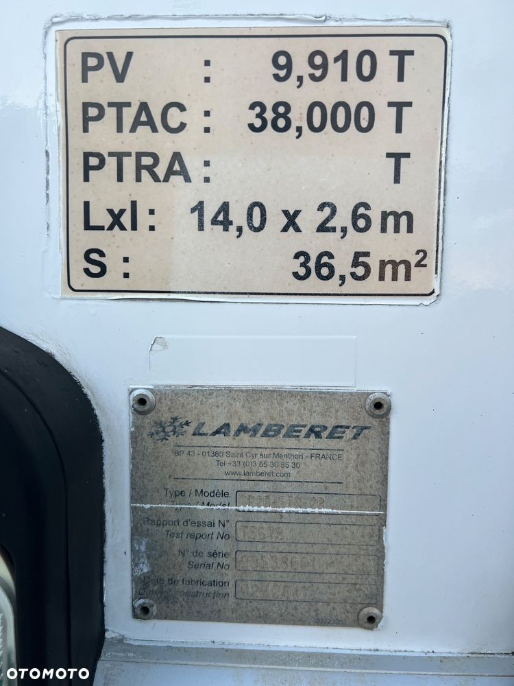Lamberet SR2 Carrier VECTOR 1950 Mt. - 9