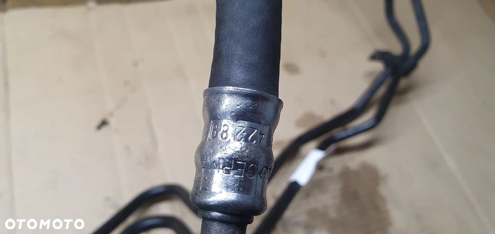 Przewód wąż wspomagania chłodniczka oleju Audi A6 C5 4B1422891G - 7