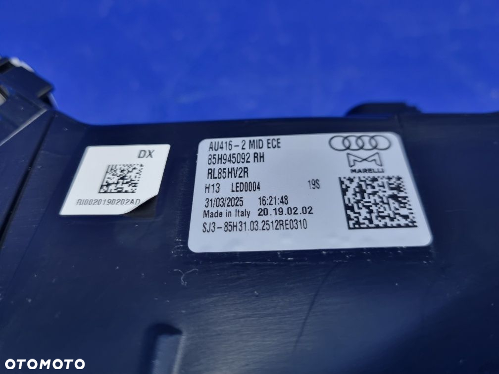 PRAWA lampa AUDI Q6 E-tron 85H tylna prawa lampa LED Nowa ORYGINAŁ - 8