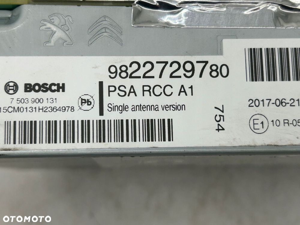 radioodtwarzacz stacja multimedialna peugeot 208 9822729780 - 5