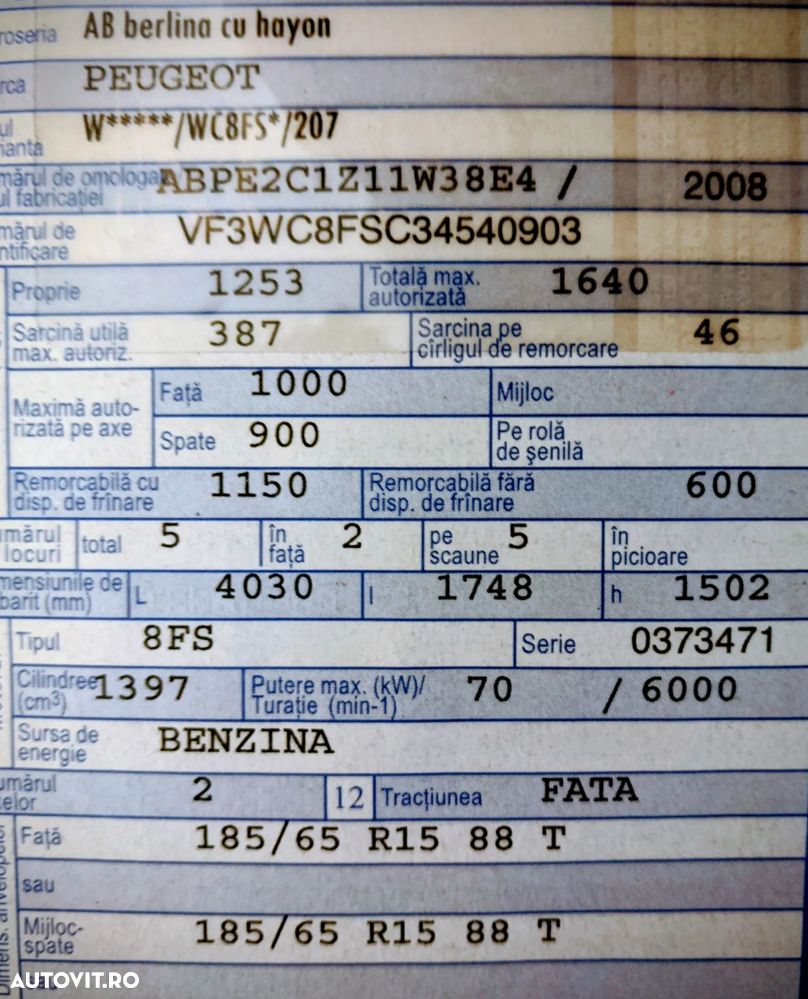 Peugeot 207 1.4 VTi Active - 19