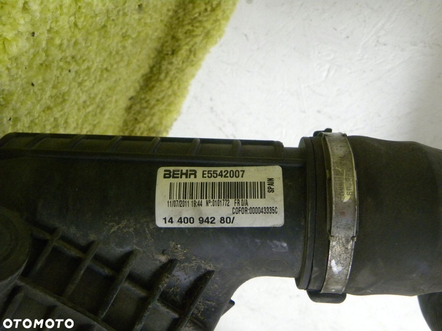 Intercooler Jumpy 2,0 HDI Expert Wąż Turbo Scudo - 2