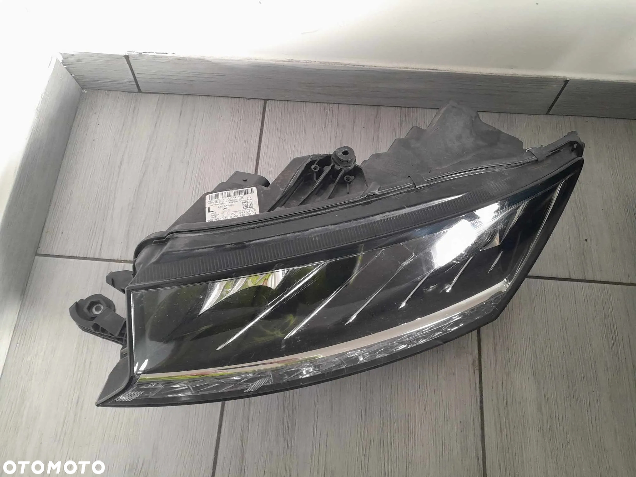 LAMPA PRZEDNIA PRZÓD LEWA SKODA FABIA III LIFT FULL LED 6v1941015f MODUŁ - 5