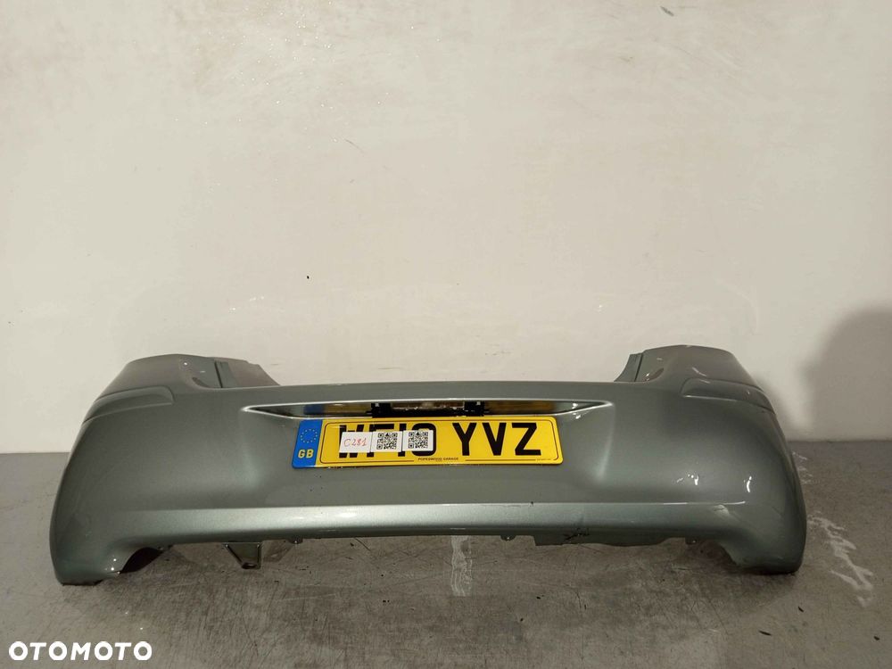 ^ ZDERZAK TYŁ TYLNY DO TOYOTA YARIS II 2 LIFT FL 1F8 SZARY BŁĘKITNY - 1
