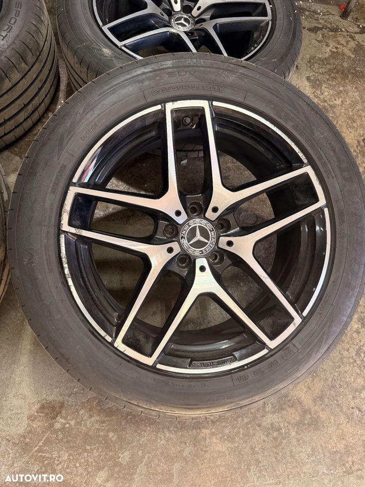 Set jante aliaj AMG pentru MERCEDES GLC , GLC Coupe X253, C253 an 2016-2022 cu cauciucuri vara DUNLOP - 4