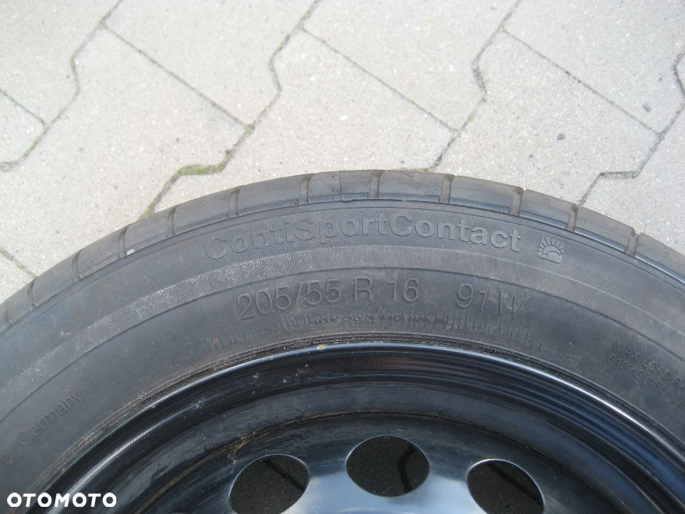 volvo v70 lift 04-07r koło dojazdowe opona 16x7j et49 5x108 9173122 opona continental - 4