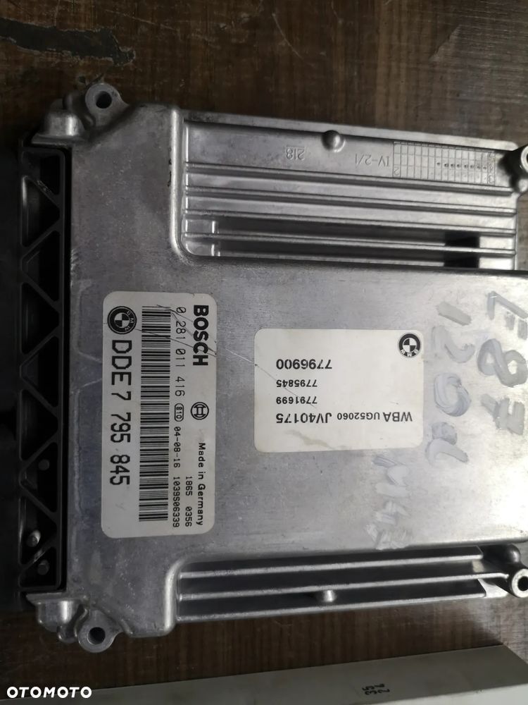 ZESTAW KOMPUTER STEROWNIK SILNIKA DDE 7795845 BMW E87 E90 2.0d M47 320d 120d 163KONI PILOT CAS 2 - 2