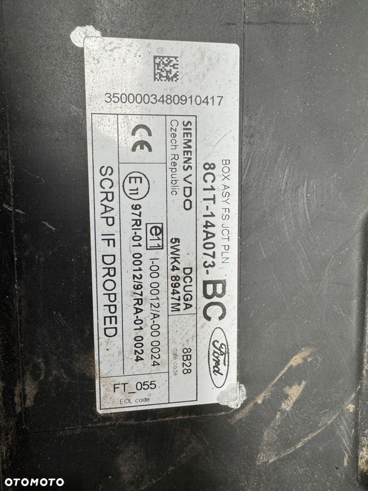 Ford transit 07-13 moduł bsi bezp. 8C1T-14A073-BC - 2
